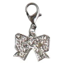 Підвіска на нашийник TatraРet Expert бантик зі срібними камінцями 3.8 см 