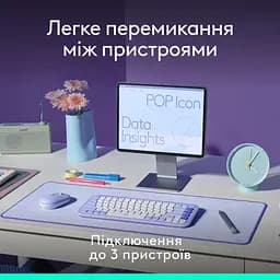 Комплект (Клавіатура та Миша) Logitech Pop Icon Combo (920-013156) Graphite - мініатюра 8