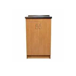 Тумба для кухни с накладной нержавеющей мойкой ЛДСП 50х50х83 см Ольха (52866-01150)