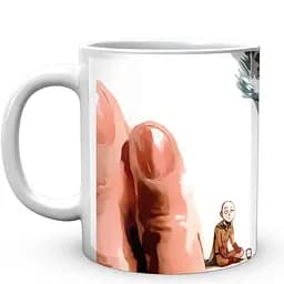 Кружка GeekLand Ванпанчмен One Punch Man Сайтама и Бенг OPM 02.23 330 мл белая