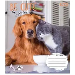 Зошит учнівський "Be cute" 1 Вересня 766941 12 аркушів Різнокольоровий