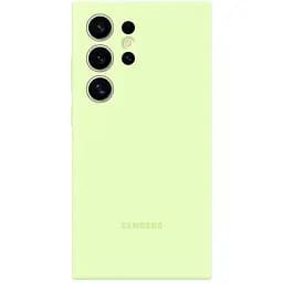 Оригінальний силіконовий чохол Samsung Silicone Case для Samsung Galaxy S24 Ultra (S928) Light Green EF-PS928TGEGWW