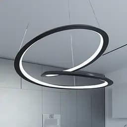Люстра MJ-Light HELIX D800 4000K BK 12028 - мініатюра 2