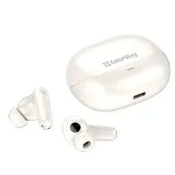 Навушники ColorWay Slim TWS-1 Earbuds Long Life Beige (CW-TWS1BE) - мініатюра 10