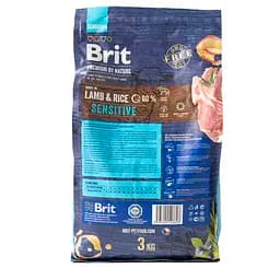 Сухий корм для собак з чутливим травленням Brit Premium Dog Sensitive Lamb з ягням 3 кг - мініатюра 3