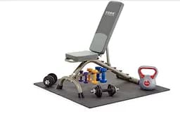 Гантелі для фітнесу вінілові круглі York Fitness 2х2кг жовтий - мініатюра 4