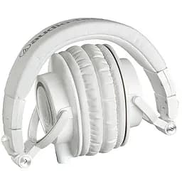 Провідні професійні навушники Audio-Technica ATH-M50X з вбудованими басами, роз'єм 3,5 мм Білі - мініатюра 3