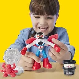 Набір для творчості Hasbro Play-Doh Marvel з масою для ліплення Капітан Америка з мотоциклом (G0555) - мініатюра 8