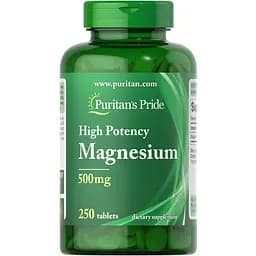 Магній Puritan's Pride Magnesium 500 mg 250 таблеток
