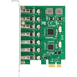 Плата расширения Frime PCI-E x1 7xUSB 3.0 чип NEC720210 ECF-PCIEtoUSB016