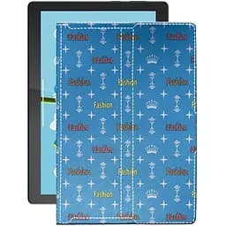 Чехол StatusCASE из экокожи для планшета Lenovo Tab M10 GHD X605FC Фэшн голубой