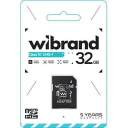 Карта пам'яті Wibrand 32GB microSD class 10 UHS-I (WICDHU1/32GB-A) - мініатюра 2