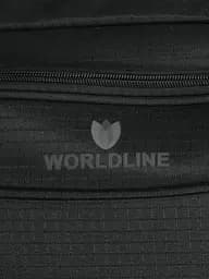 Сумка на колесах середня M Worldline 898/65 65×32.5×34см 70.7л Чорний - мініатюра 11