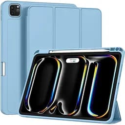 Чехол-книжка CDK для Apple iPad Pro 12.9" 6gen 2022 экокожа/силикон Smart Case cлот cтилус(017899) white