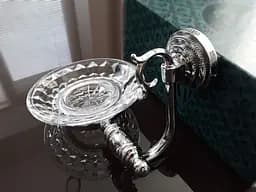 Мыльница Kugu Versace 207C, Хром