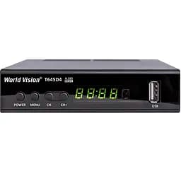 Ефірний цифровой тюнер Т2 ресивер World Vision T645D4