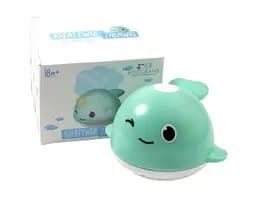 Набір для ванної Водограй Кит, на батарейках, світло, 13x10x11.5 см