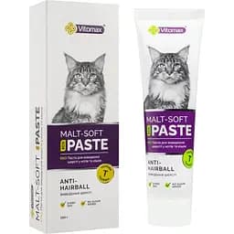 Паста Vitomax Eco Malt Soft для виведення шерсті у котів та кішок 100 г - мініатюра 3