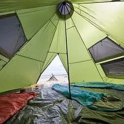Намет для кемпінгу Grand Canyon Black Falls 8 Capulet Olive (330039) 8 осіб, Оливковий - мініатюра 5