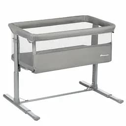 Приставне ліжечко Bebe Confort Zina Mineral Gray (2185085210) - мініатюра 2