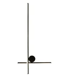 Бра, настінний світильник Zuma Line 5905316665606 Mill LED 1x14W 4000K 780Lm IP20 чорний