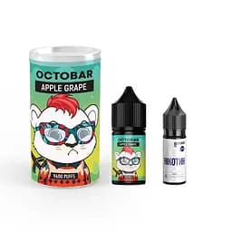 Набор компонентов для самозамеса солевой заправки Octobar NFT Apple Grape 30 мл 50 мг Яблоко Виноград (11255)
