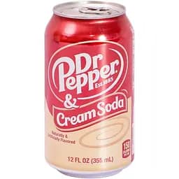 Напиток безалкогольный Dr. Pepper Cream Soda сильногазированный 0.355 л ж/б (929827)