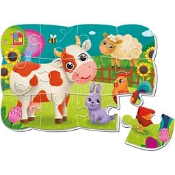 Магнитные пазлы Vladi Toys Ферма 12 элементов (VT3205-89)