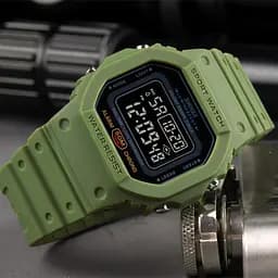 Наручний годинник чоловічий 1628 Military-Black Skmei acs0030668 - мініатюра 4
