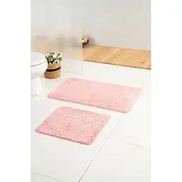 Килимки для ванної Vonaldi Softmicro набір 2 шт. рожевий