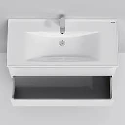 Тумба підвісна AM.PM X - Joy 100 см з умывальником (M85-FHX1002-WC1002WG38) - мініатюра 6