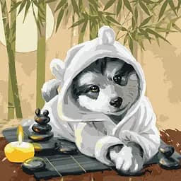 Набір для розпису по номерах Час для релаксу, 40x40 см, КНО4384