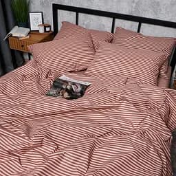 Комплект постільної білизни Moon&Star Бязь Gold Люкс Autumn Stripes Сімейний 160х220х2 наволочки 2х50х70 - мініатюра 6