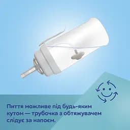 Бідончик непроливайка  Canpol babies BabiesBoo з трубочкою та обтяжувачем 350 мл панда (56/510_whi) - мініатюра 4