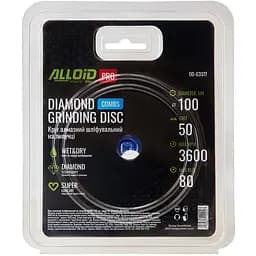 Круг алмазний Alloid Building Tools Combs шліфувальний на липучці 100 мм зерно 50 (DD-63377) - мініатюра 4