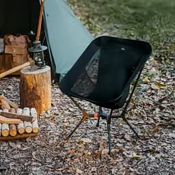 Стілець складаний ультралегкий Naturehike CNK2550JJ013 Yamami YL01 чорний - мініатюра 5