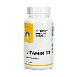 Вітамін D3 Progress Nutrition Vitamin D3 5000 IU, 90 капсул