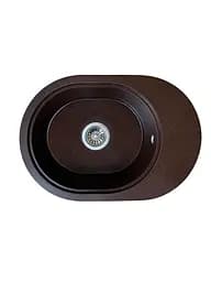 Кухонна мийка Adamant Ovale 610x420x180 mokko 647223, Коричневий