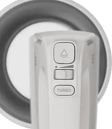 Міксер стаціонарний Electrolux 500Вт насадки-4 чаша-метал 3.5л білий - мініатюра 4