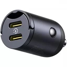 АЗП Baseus Tiny Star Mini 30W (2USB-C) (C00035001121) Black - мініатюра 3