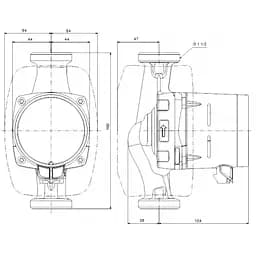 Циркуляційний насос Grundfos Alpha2 15-60 130 (99411114) - мініатюра 3