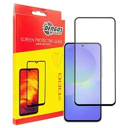 Защитное стекло Dengos 5D Full Glue для екрану Samsung Galaxy A36 5G (A366) Black