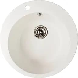 Гранітна кухонна мийка Romzha Elegancia Biela (102)