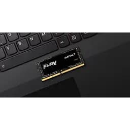 Модуль пам'яті для ноутбука SoDIMM DDR4 32GB (2x16GB) 3200 MHz Impact Kingston Fury (ex.HyperX) (KF432S20IBK2/32) - мініатюра 4