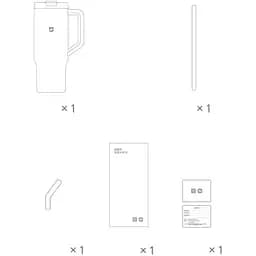 Термокухоль MiJia Straw Cup 1л Steel [MJXGB01RM] [133608] - мініатюра 7