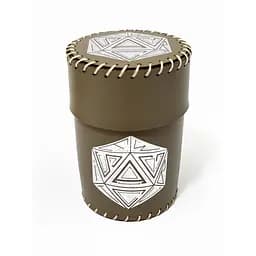 Настольная игра Планета Ігор Чаша для кубиков D20 (коричневая) (Dice cup D20 brown) (pi-dc005)