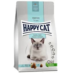 Сухой корм для кошек с чувствительным пищеварением Happy Cat Sensitive Magen&Darm, с уткой и рисом, 4 кг (70597)
