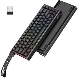 Клавіатура Onikuma ігрова MT-63 бездротова з RGB підсвіткою для ПК ігор та геймінгу Чорний