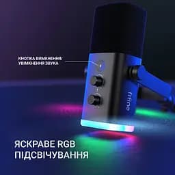 Мікрофон Fifine TAM8 USB Black (TAM8) - мініатюра 3