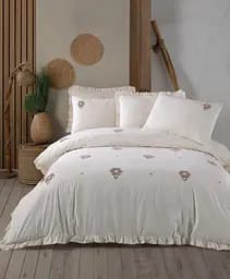 Постільна білизна Florita Beige Варена Бавовна Saheser pbe0051787